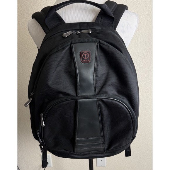 Tumi Other - Tumi Tech Backpack Black Ballistic Nylon Rucksack Travel Laptop Carry On Durable